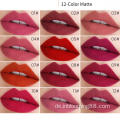 Lipgloss pigmentiertes Lippen Make -up Matte flüssiger Lippenstift